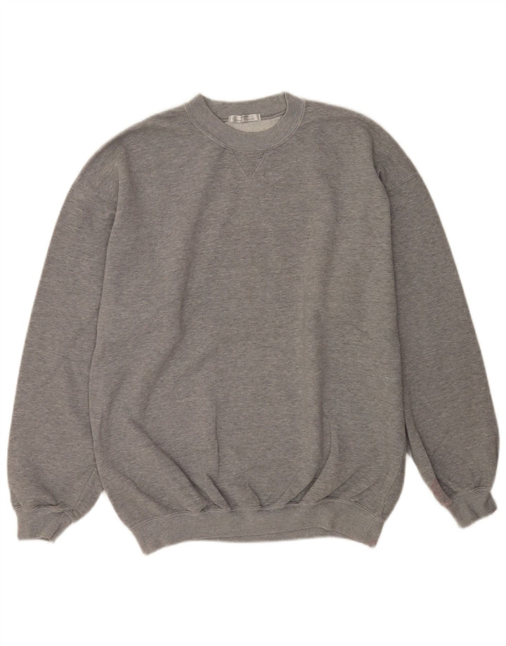 Marks & Spencer - Sudadera para hombre, color gris medio, algodón