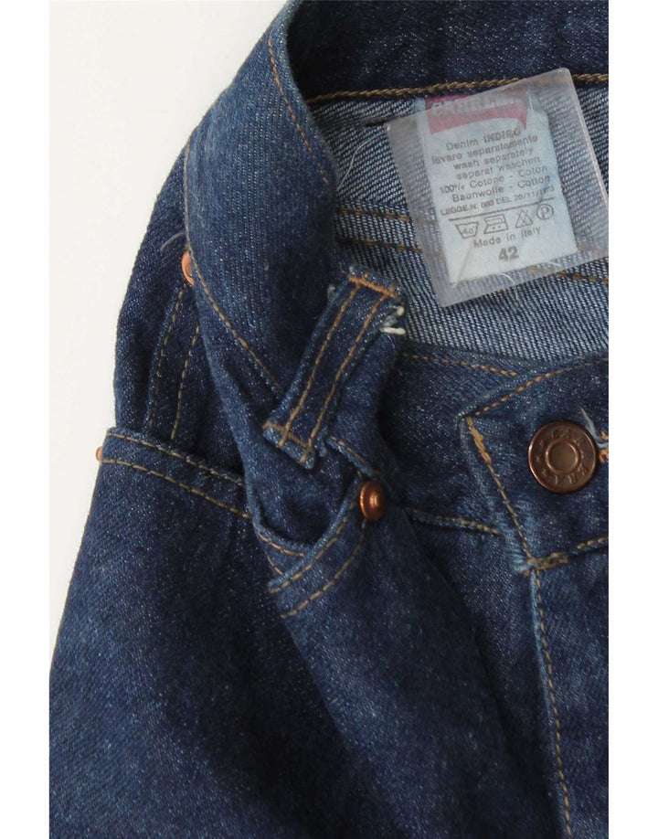 Carrera Jeans de pierna ancha para mujer IT 42 Medium W28 L29 Algodón azul