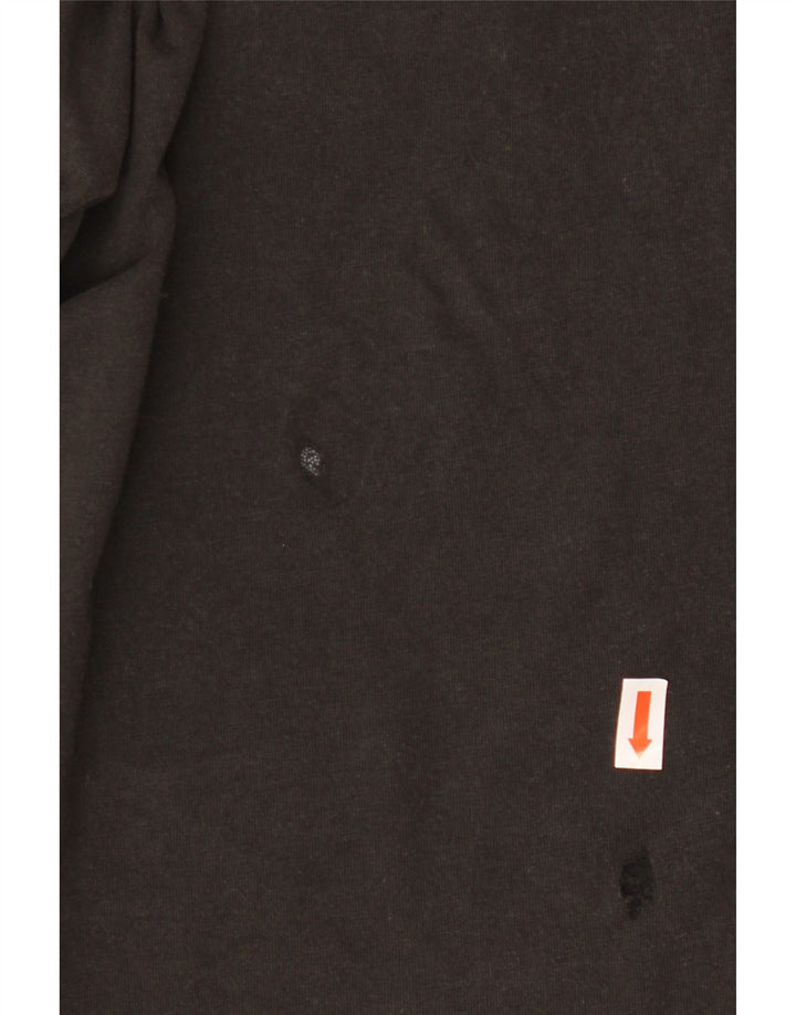 PUMA Camiseta gráfica para hombre Top mediano negro