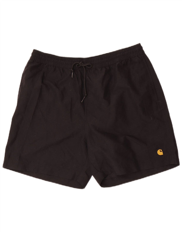 Carhartt Hombre Bañador Shorts Grande Poliéster Negro