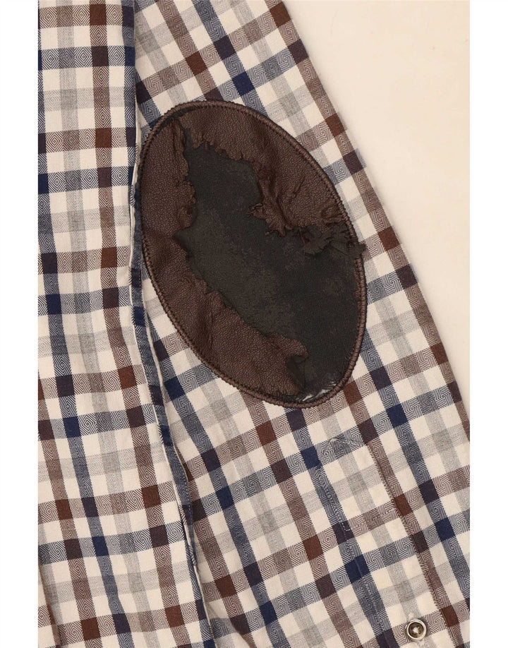 Camisa Hombre Massimo Dutti XL Cuadros Multicolor