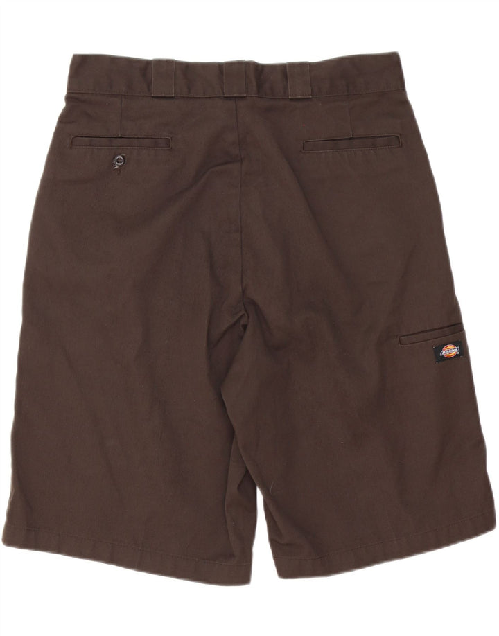DICKIES Pantalones cortos chinos holgados para hombre W36 Poliéster marrón grande