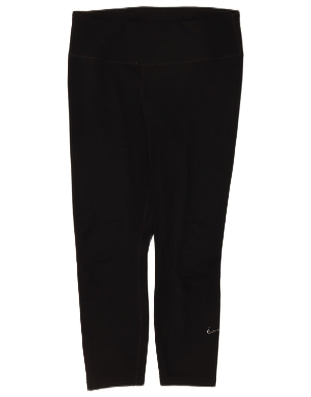 Nike - Leggings capri Dri Fit para mujer, talla M, poliéster negro