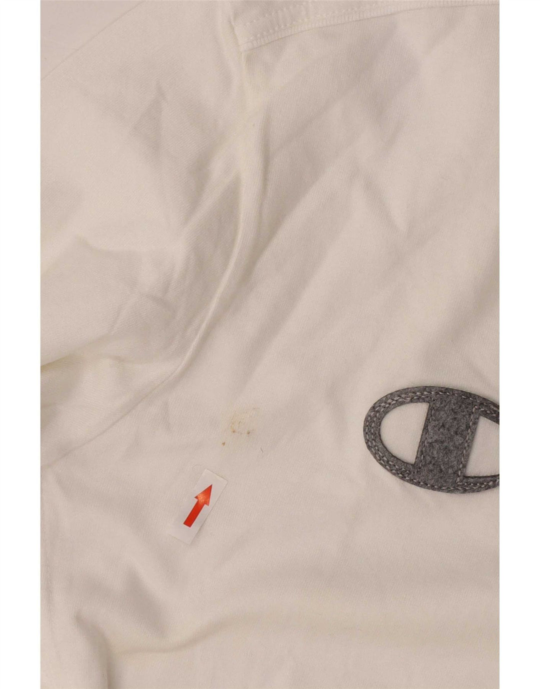 Champion Camiseta gráfica para hombre de manga larga XL de algodón blanco