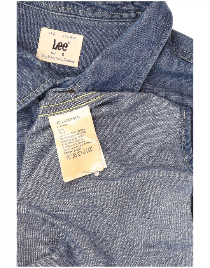 Lee Camisa Vaquera Pequeña De Algodón Azul | Hombre