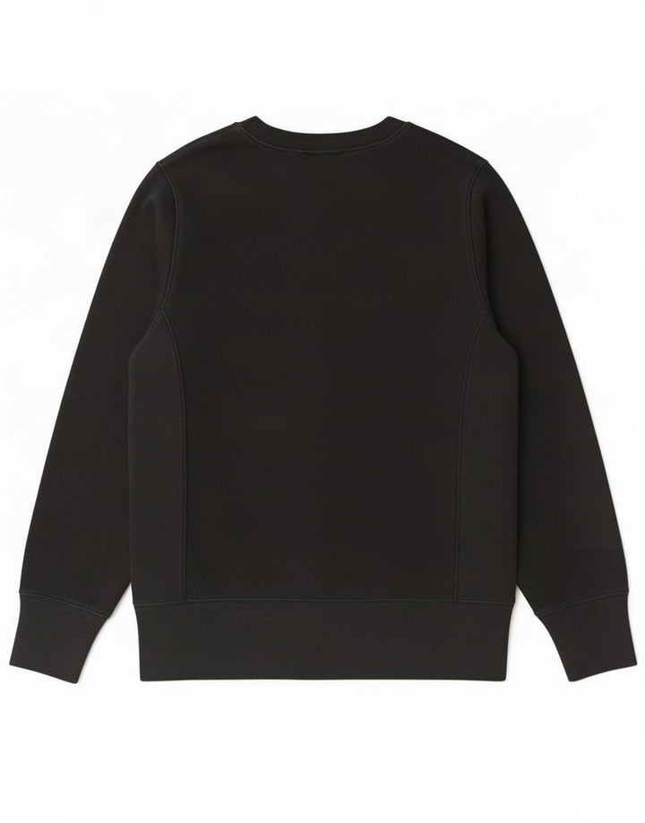 Champion Sudadera de tejido inverso para mujer, talla 10, algodón negro pequeño