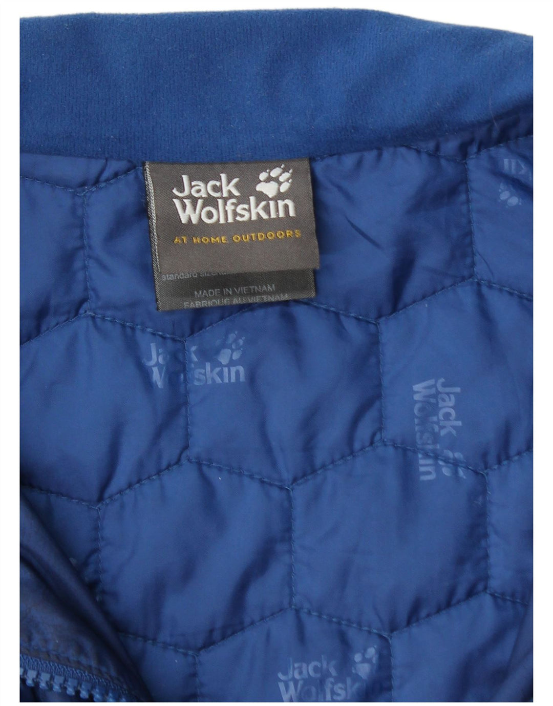 JACK WOLFSKIN Chaqueta acolchada para hombre UK 40/42 Grande Azul Poliéster