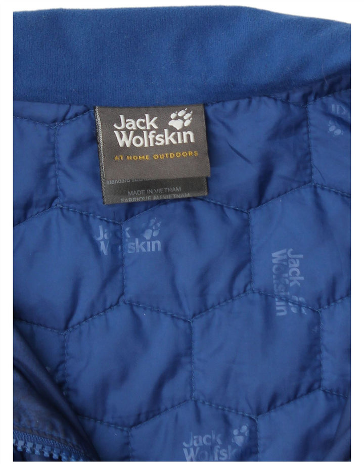 JACK WOLFSKIN Chaqueta acolchada para hombre UK 40/42 Grande Azul Poliéster