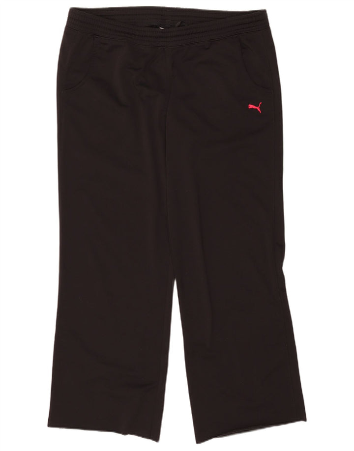Puma Pantalones de chándal para mujer UK 46 Large Poliéster negro