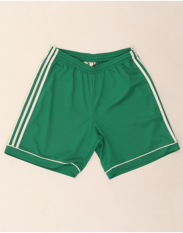 Pantalones cortos deportivos ADIDAS Climalite para hombre Poliéster verde medio