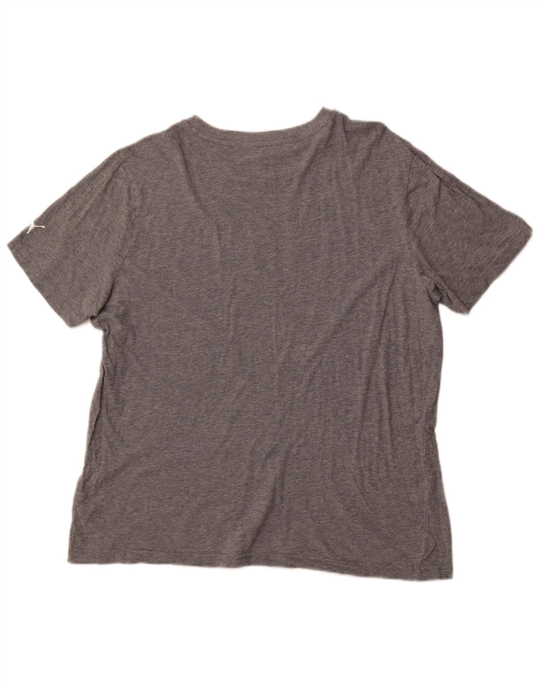 PUMA Camiseta gráfica para mujer Top UK 46 Large Grey Cotton