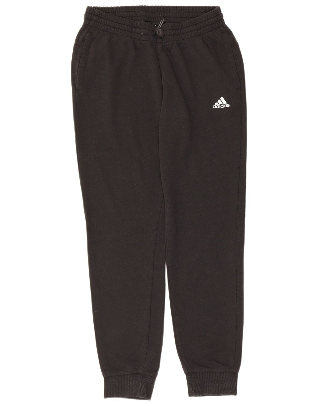 ADIDAS Pantalones de chándal gráficos para mujer Joggers UK 12/14 Mediano Negro