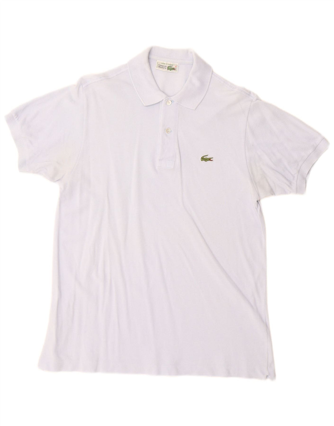 Polo Lacoste para hombre talla 4 algodón azul medio