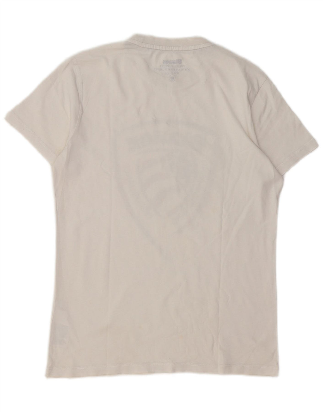 BLAUER Camiseta gráfica para niño 13-14 años Blanco Algodón