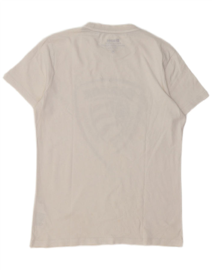 BLAUER Camiseta gráfica para niño 13-14 años Blanco Algodón