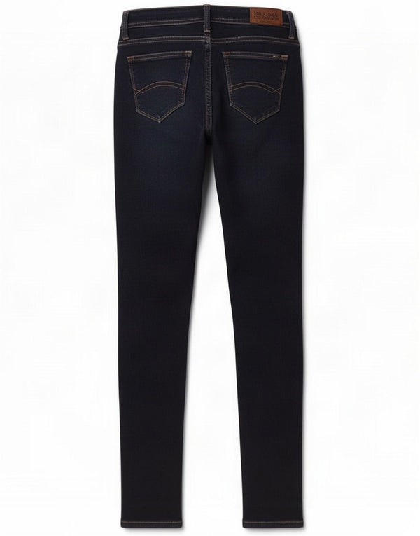 Tommy Hilfiger Womens Low Waist Skinny Jeans W27 L30 Navy Blue Cotton