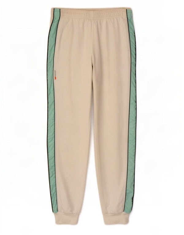 Ellesse Hombre Pantalones De Chándal Joggers Medium W30 L30 White Colourblock