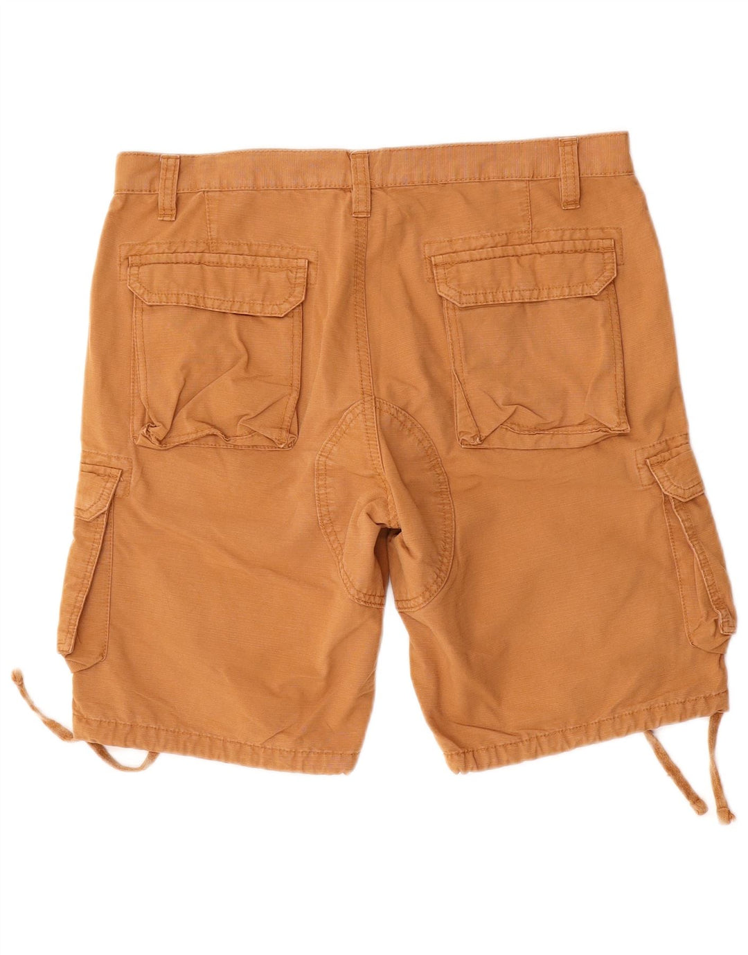 Pantalones cortos cargo Scout para hombre medianos W32 algodón marrón