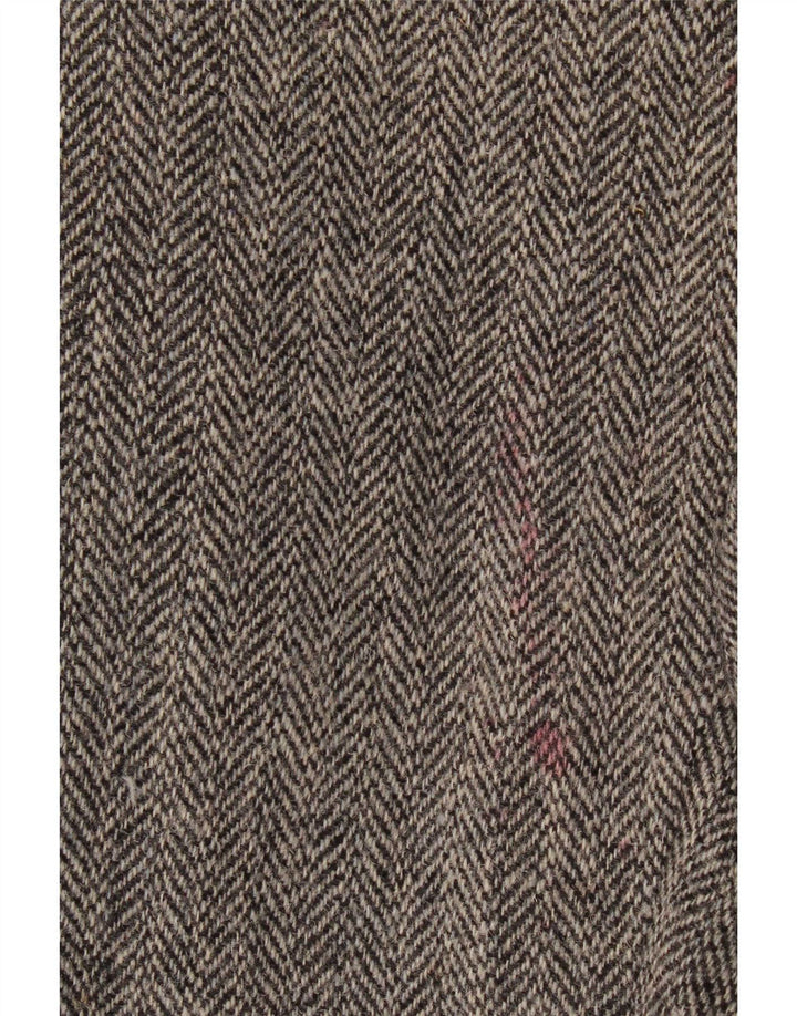 Harris Tweed Chaqueta blazer de 2 botones para hombre Reino Unido 40 Lana de espiga gris grande