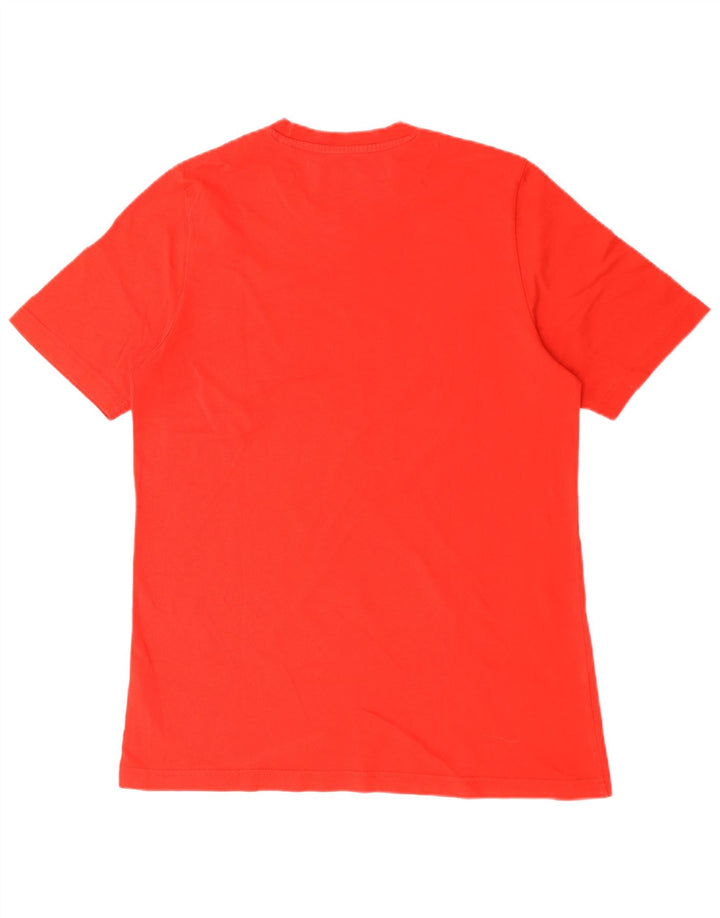 Adidas - Camiseta gráfica para hombre, color rojo medio, algodón
