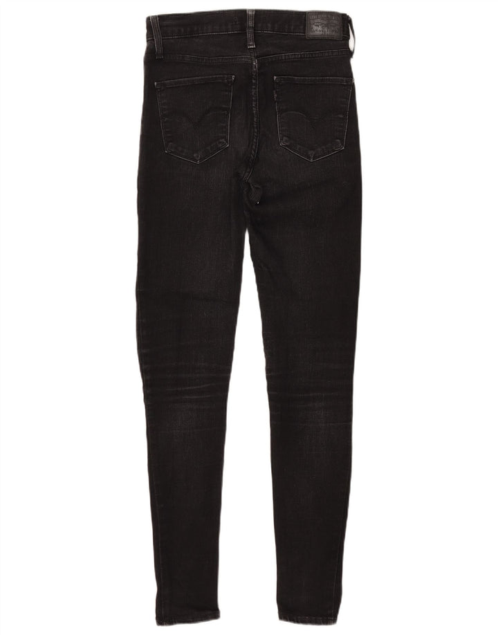 LEVI'S Jeans súper ajustados de talle alto 720 para mujer W28 L30 Algodón negro