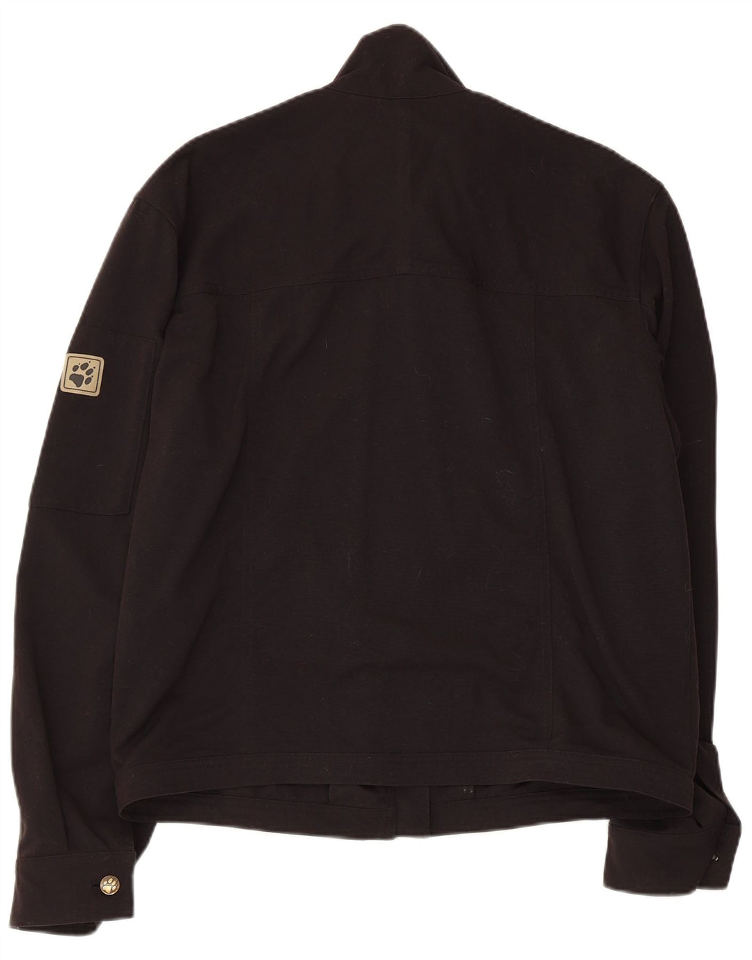 JACK WOLFSKIN Chaqueta impermeable para hombre UK 36/38 Medium Negro Poliamida