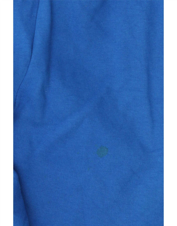 Ellesse Hombre Pantalones De Chándal Gráfico Joggers De Algodón Azul Medio