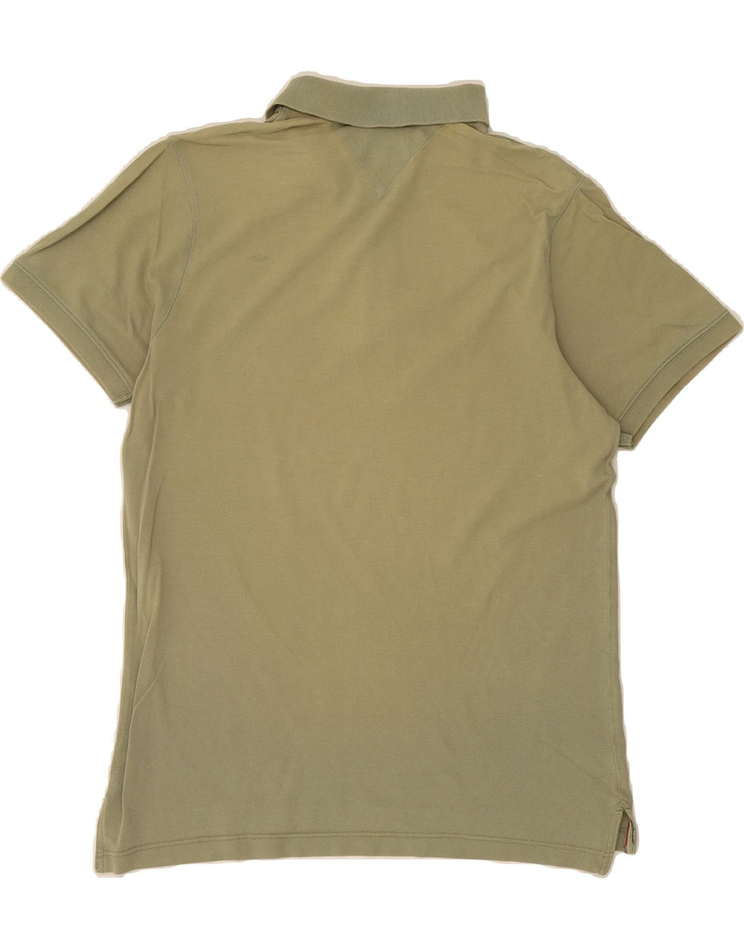 TOMMY HILFIGER Mens Polo Shirt Large Green Vintage Tommy Hilfiger and Second-Hand Tommy Hilfiger from Messina Hembry 