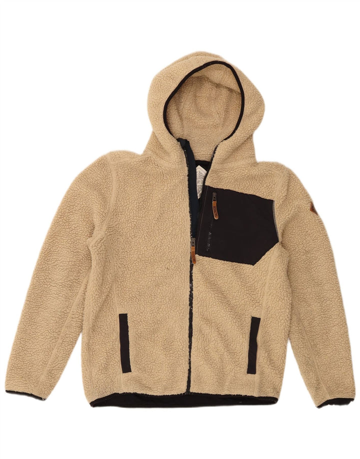 Saltrock Chaqueta polar con capucha para hombre ES 38 Poliéster color beige medio