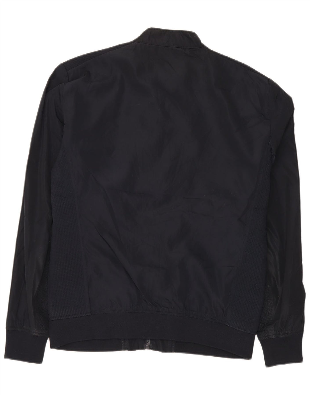 Zara Hombre Cazadora Bomber UK 42 XL Azul Marino Poliéster