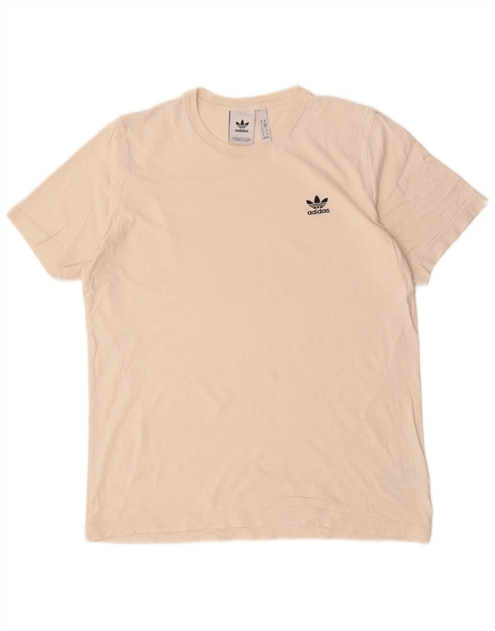 Camiseta Adidas Hombre Top Medium Off White Algodón