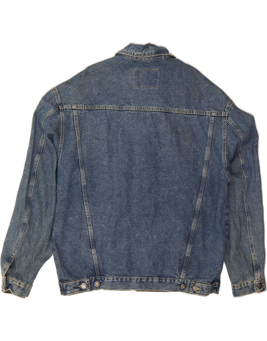 VINTAGE Chaqueta vaquera para hombre Reino Unido 40 Algodón azul grande