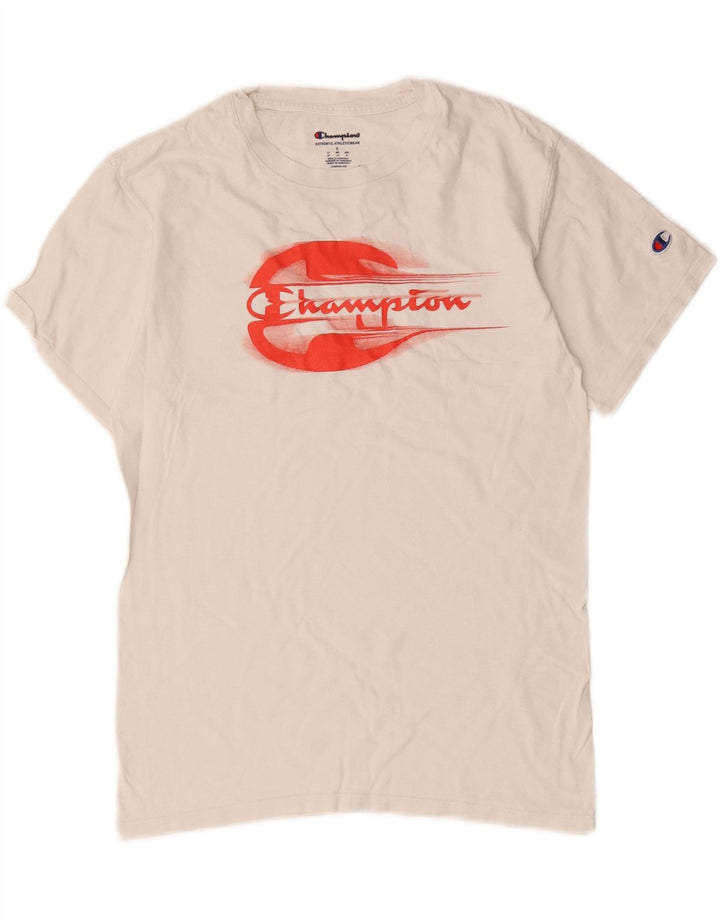 Champion Camiseta Gráfica para Hombre Top Pequeño Blanco