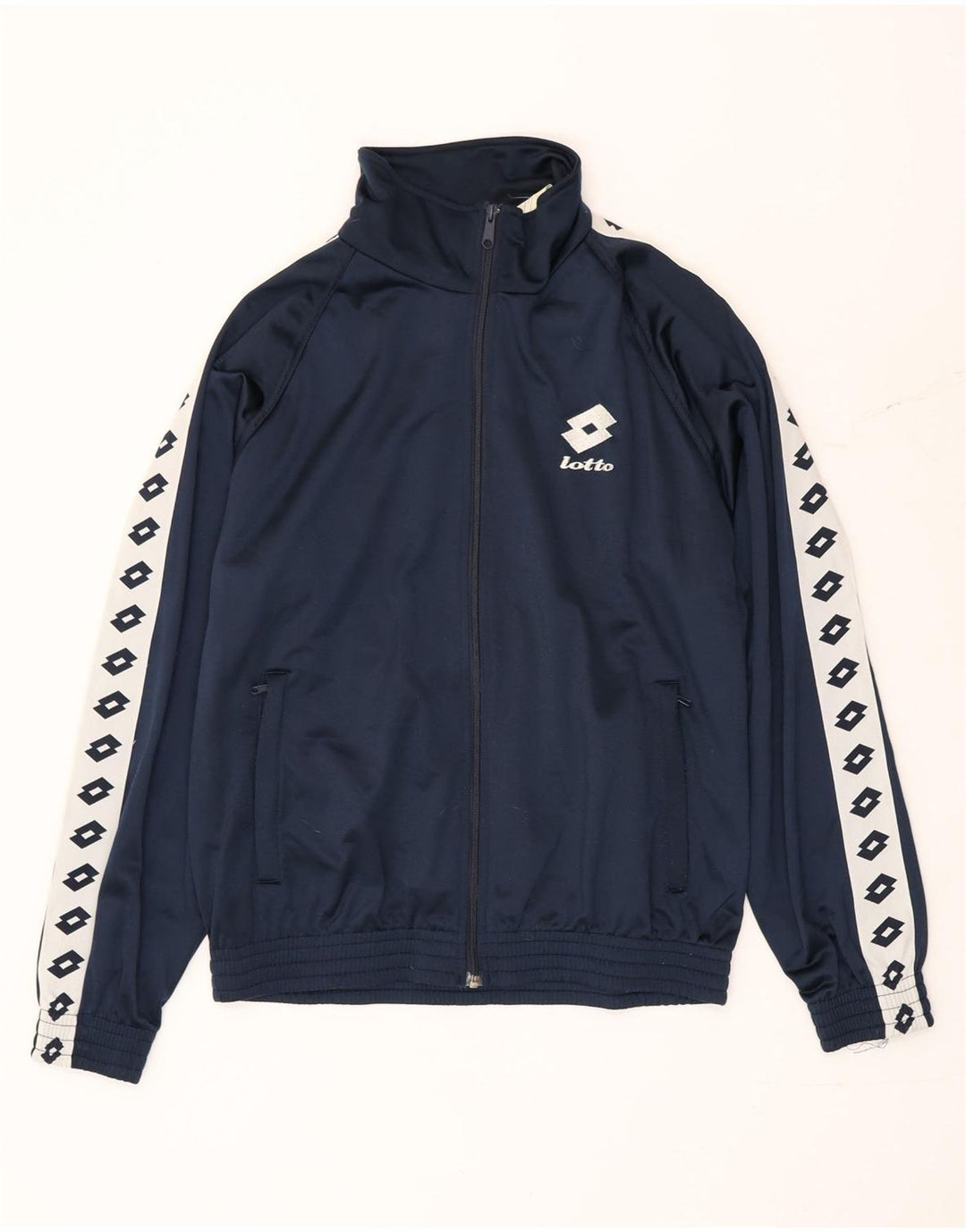 Lotto Mens Graphic Chándal Top Chaqueta Grande Azul Marino Colorblock