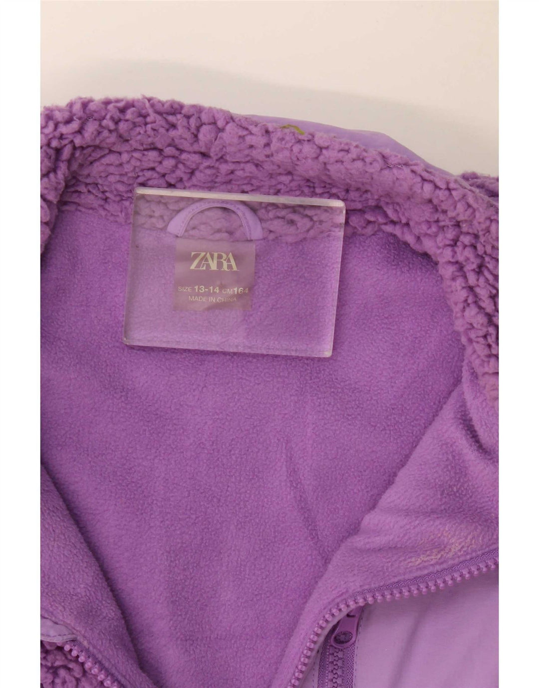 Zara Forro Polar Niña 13-14 Años Morado