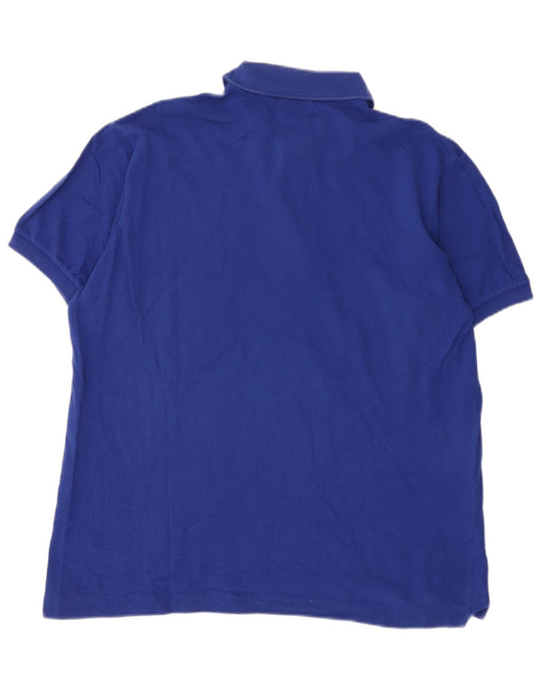 Polo Lacoste para hombre talla 5 grande algodón azul