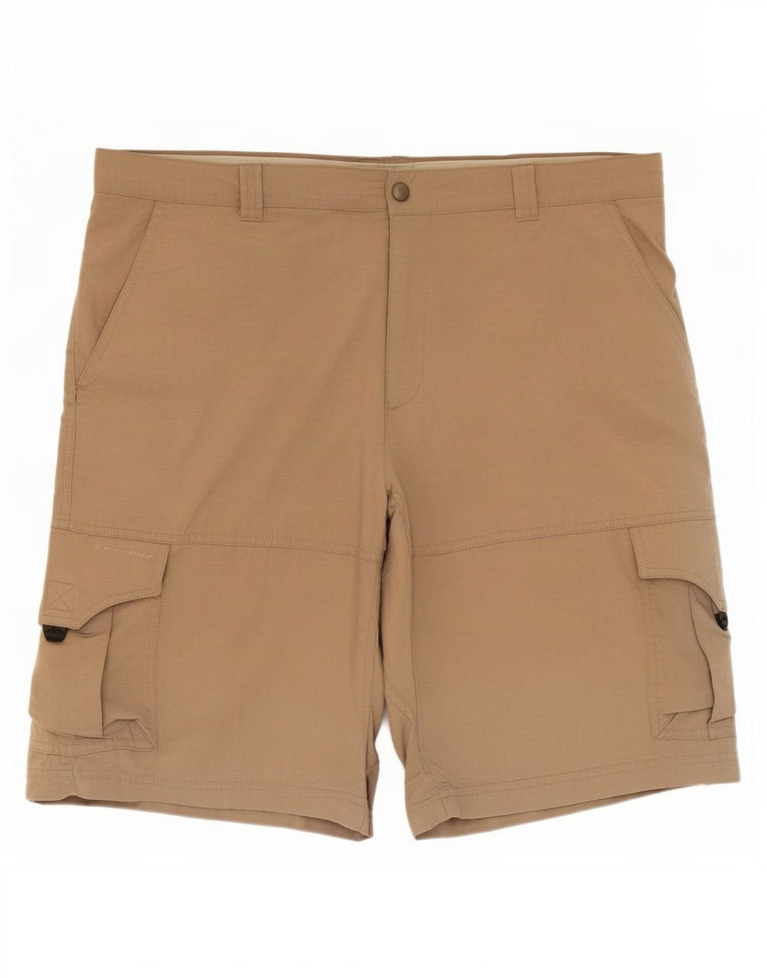 Columbia Shorts cargo para hombre W36 Large Nylon marrón