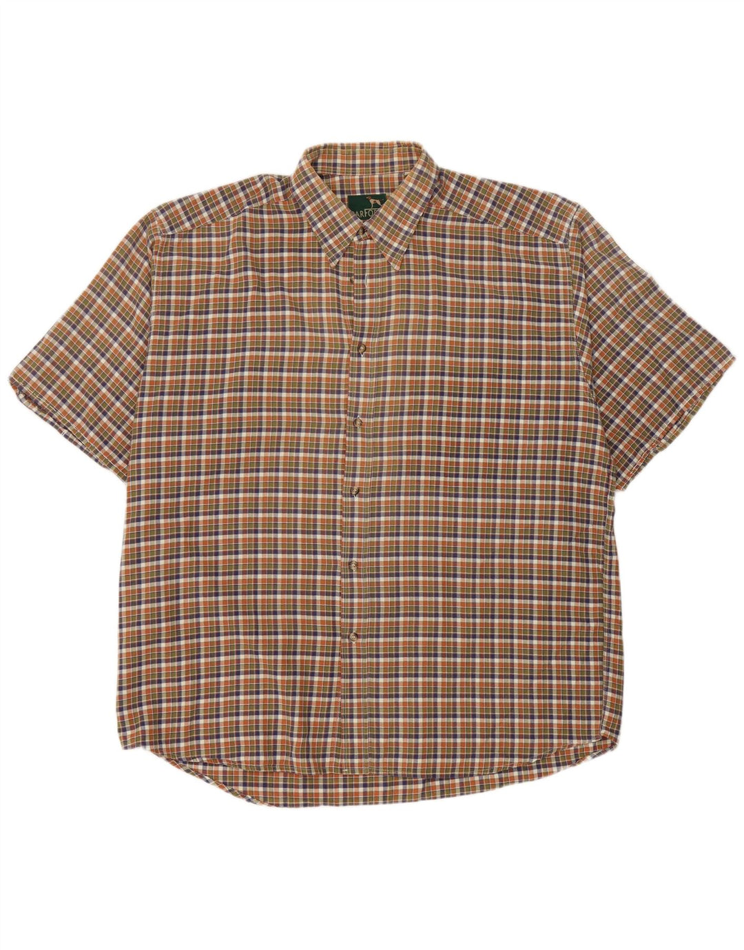 Camisa De Manga Corta Parforce Hombre 2XL Cuadros Multicolor