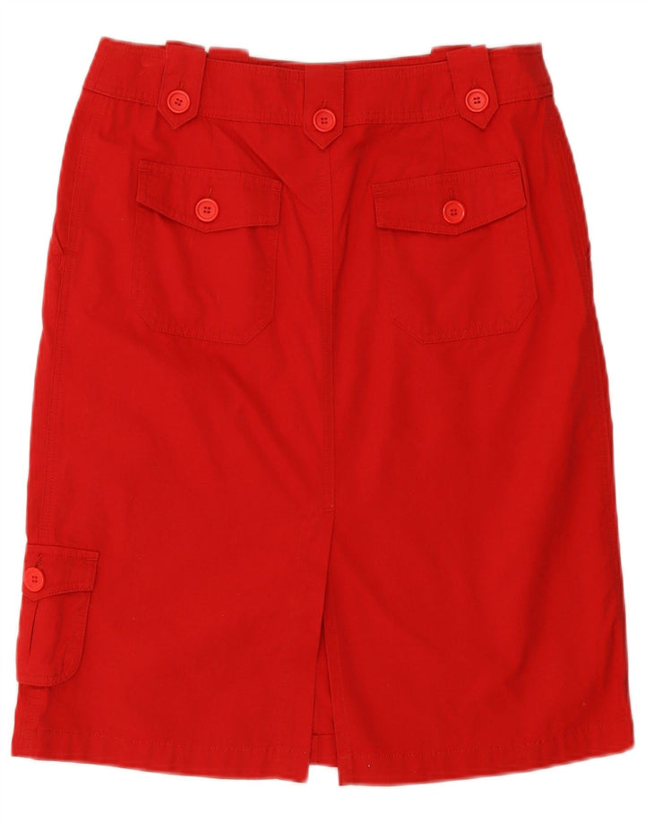 Falda cargo para mujer Oasis UK 12 Medium W30 Algodón rojo
