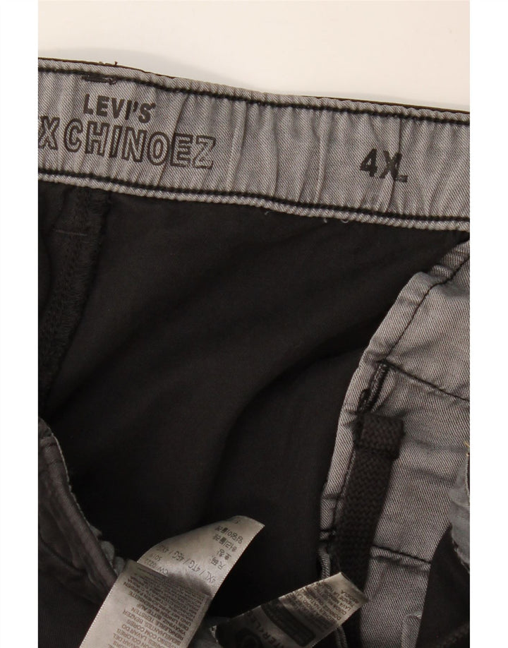LEVI'S Pantalones chinos rectos para hombre 4XL W52 L29 Negro