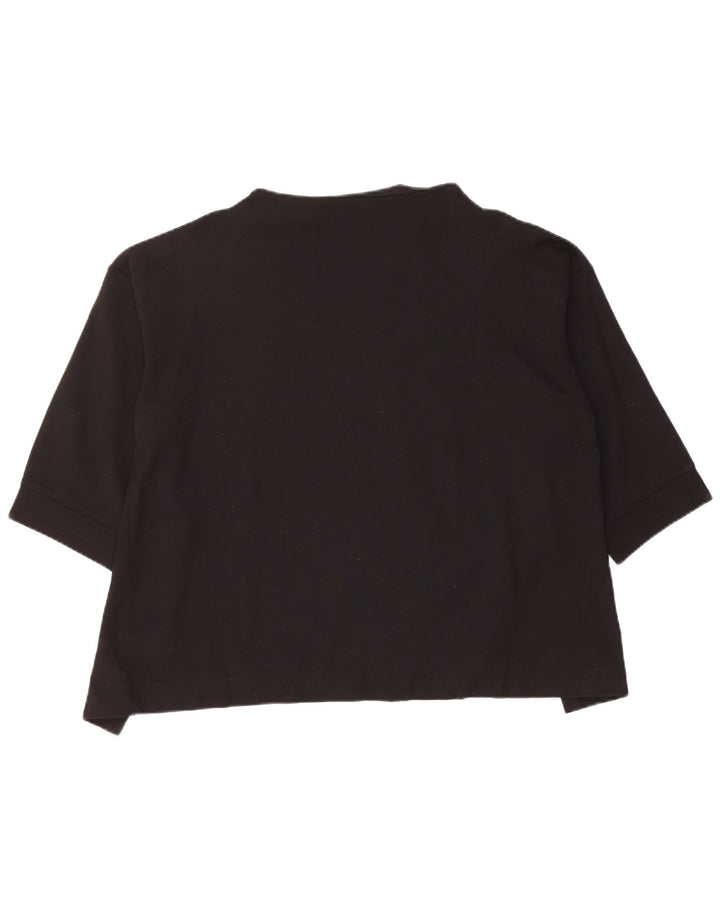 Dkny Top gráfico para mujer manga 3/4 UK 46 Large Rayón negro