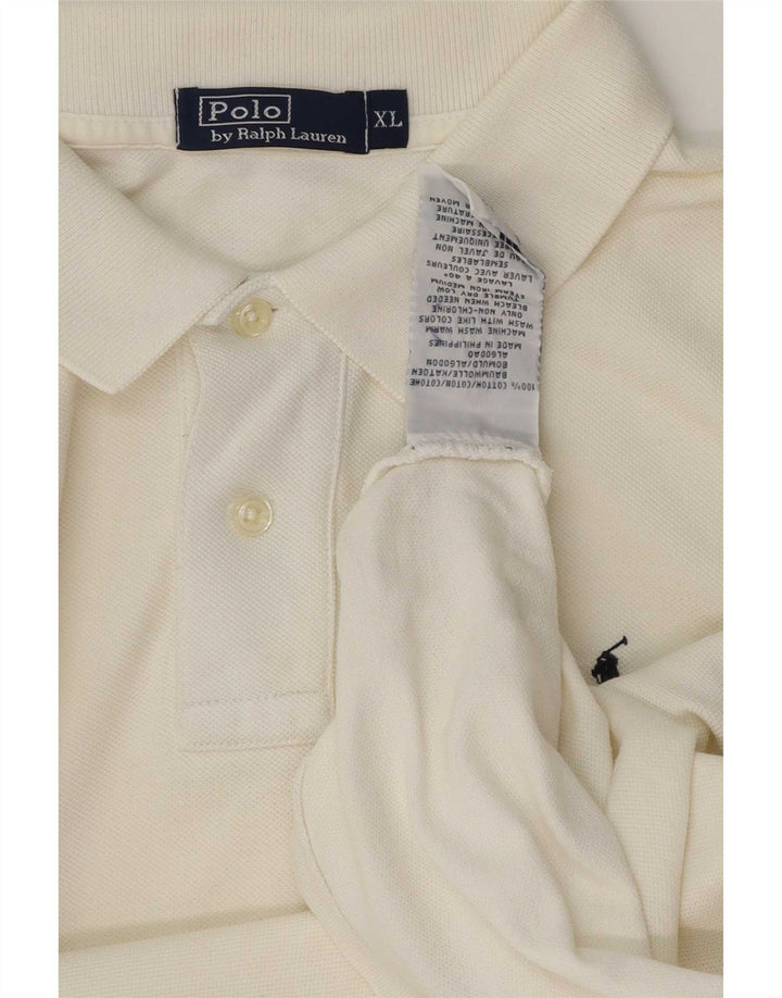 Camisa Polo Ralph Lauren Hombre XL Algodón Blanco