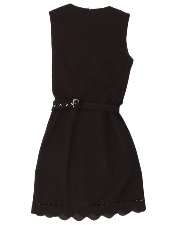Oasis Vestido tubo sin mangas para mujer UK 8 Small Poliéster negro