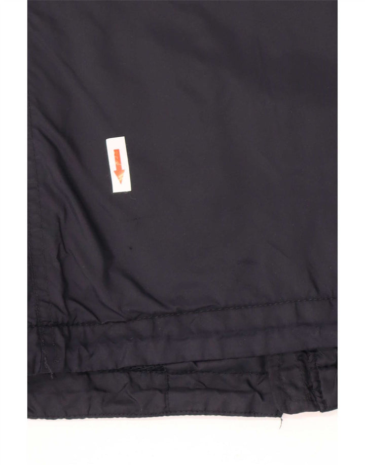 Hollister Chaqueta impermeable para hombre UK 38 Medium Azul marino Nylon