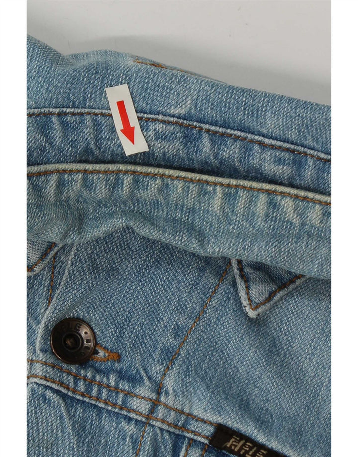 Rifle Chaqueta vaquera para hombre Reino Unido 40 Algodón azul grande