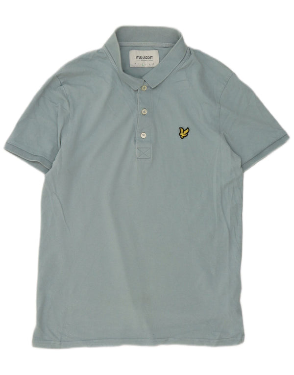 Lyle & Scott Polo Hombre Algodón Azul Medio