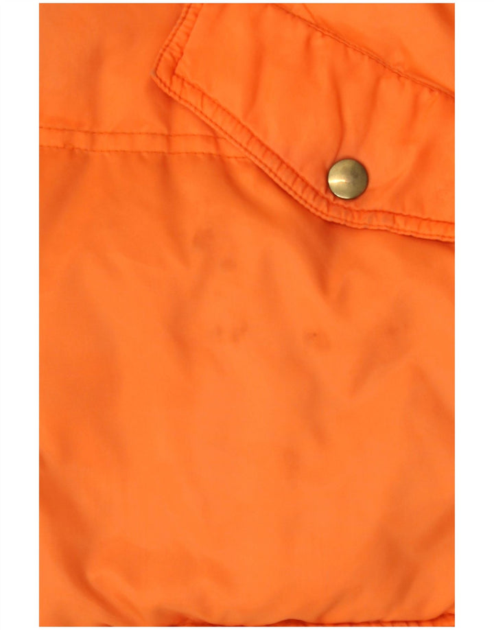 Cacao Chaqueta acolchada para hombre UK 40 Large Naranja