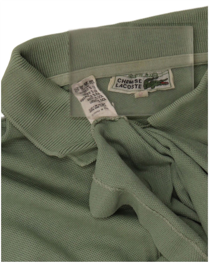 Polo Lacoste para hombre talla 5 grande algodón verde