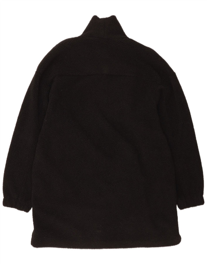 Jersey de forro polar con cuello y cremallera para hombre Cos Poliéster negro grande