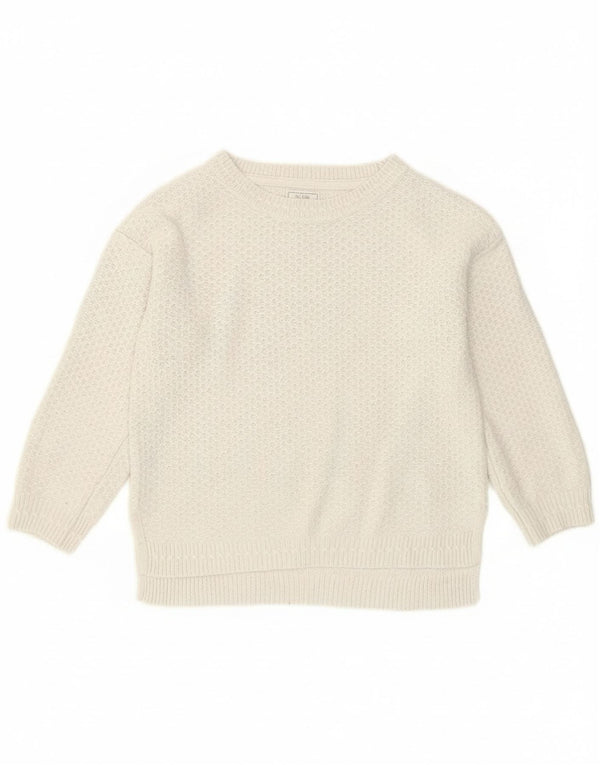 Suéter tipo jersey con cuello barco para mujer de Fat Face UK 8 Small Viscosa blanca